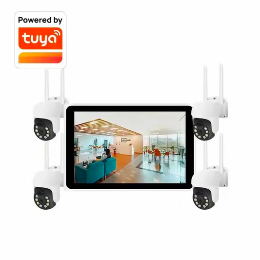 Smart NVR display Camera IP WiFi PTZ CCTV Security System 10.1inch LCD Monitor 3MP