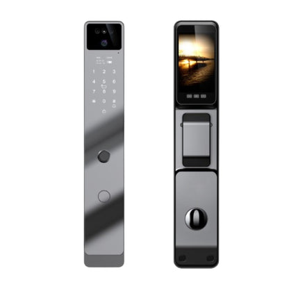 Tuya Smart Lock – 3D Face, Fingerprint, RF Card, Key, Password, App, 4.5" Screen, Remote Access