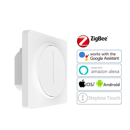 Smart Light Switch APP Remote Control Wall Switch Smart Touch Dimmer Switch Neutral Required EU