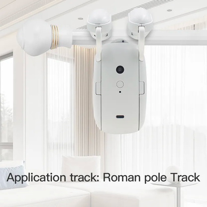 Smart home WiFi and bluetooth modes automatically opening and closing smart curtain robot rod Alexa google home