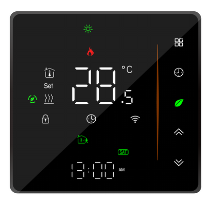 Tuya App Alexa Led Display Programmable Smart Wifi Electric Floor Heating Lora Thermostat