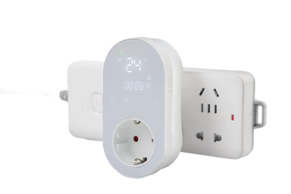 With External Sensor 230V Temperature Controller 16A Plug Wireless Room Thermostat for Heating