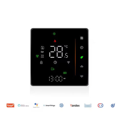 Tuya App Alexa Led Display Programmable Smart Wifi Electric Floor Heating Lora Thermostat