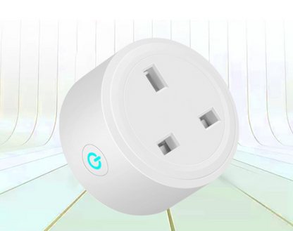 Wi-Fi/Zigbee Smart Plug 16A UK Extension Socket Homekit Energy Metering App Remote Control Enchufe
